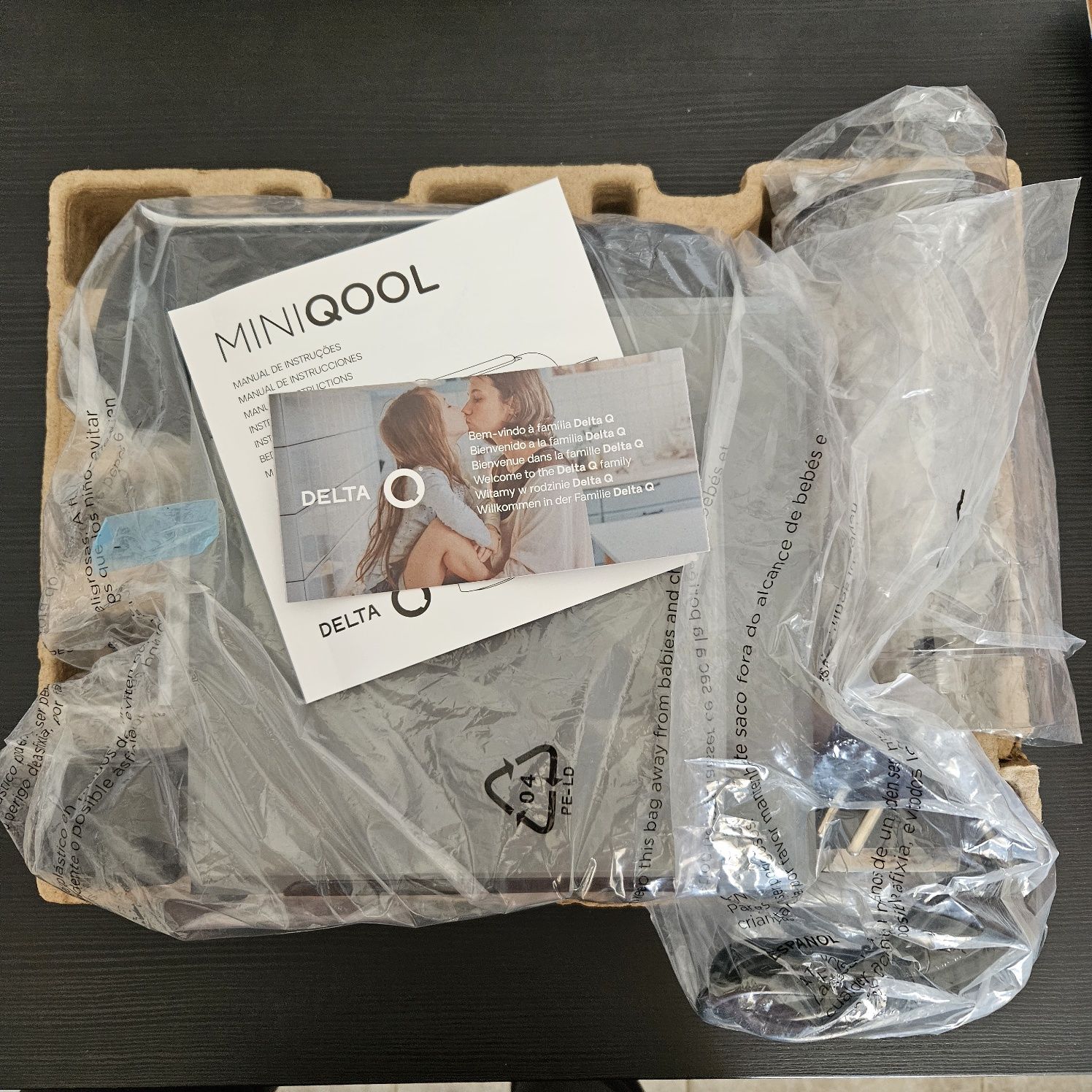 Máquina de Café Delta Q Mini Qool Cinzenta-Oferta de 60 Cápsulas.