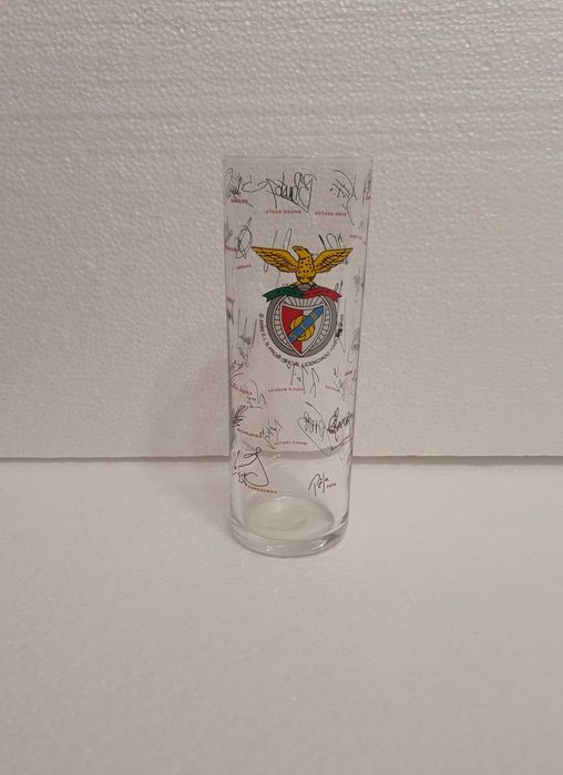 Copo do SLB Benfica Ano 2000, Oficial, Assinado pelos jogadores - Raro