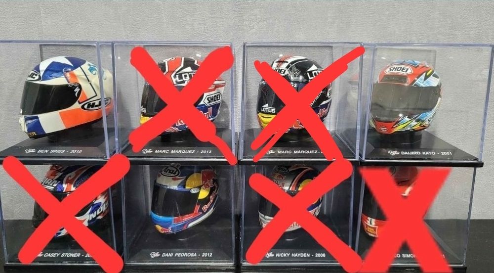 Capacetes MotoGP