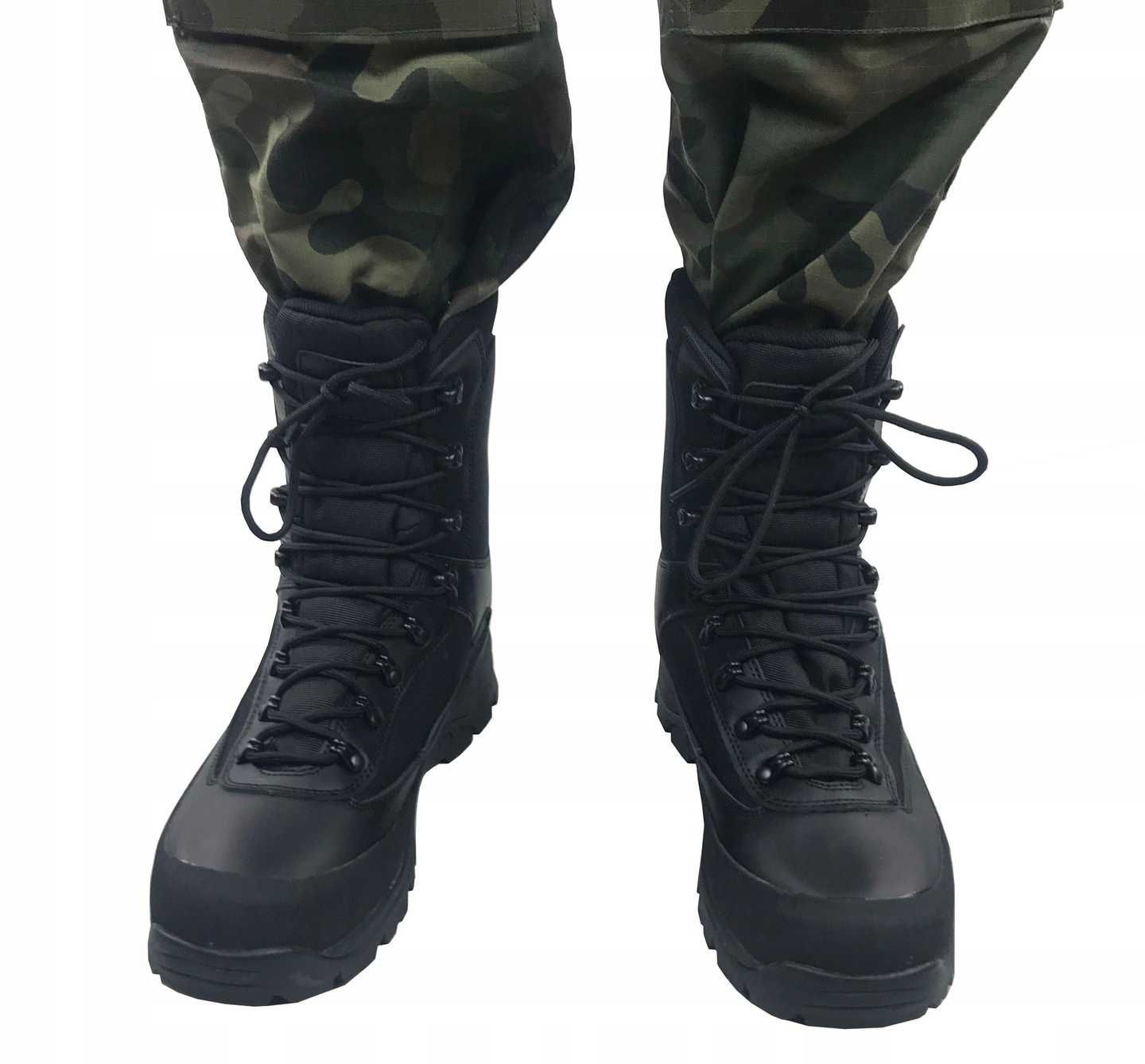 Buty COMBAT wysokie sznurowane glany MMB r. 40 - WYPRZEDAŻ