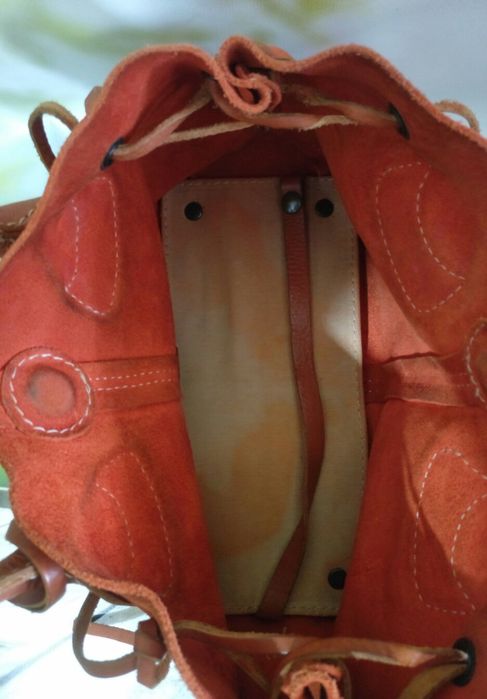 Оригінал Coccinelle шкіряна замшева сумка