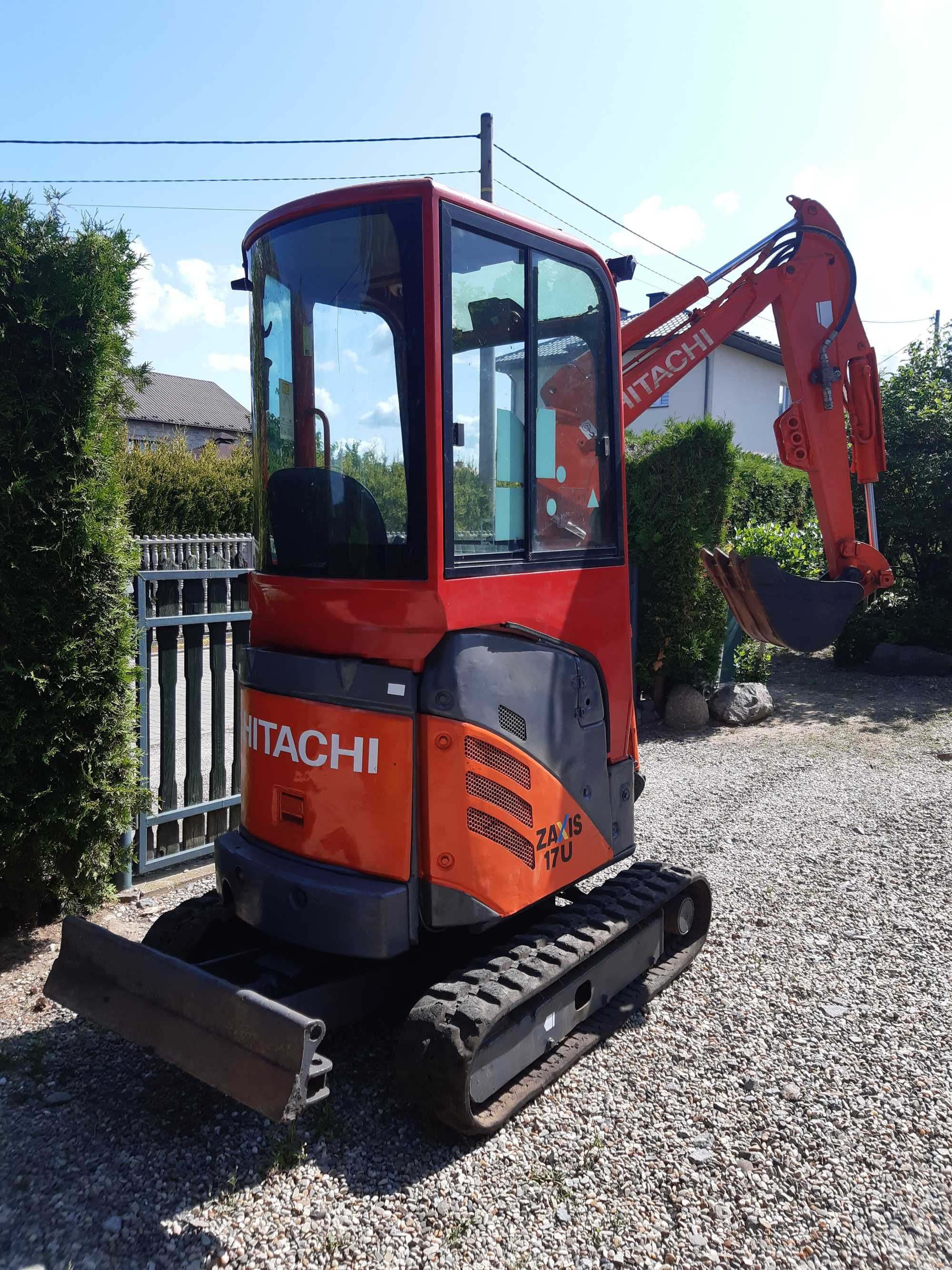 minikoparka Hitachi zx 17u  jak jcb kubota cat yanmar