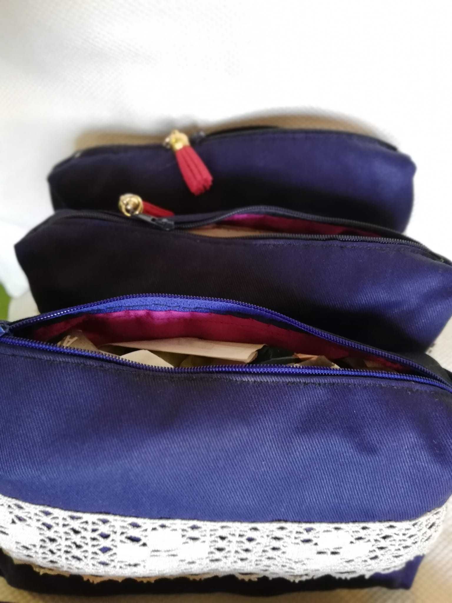 Bolsa azul escuro