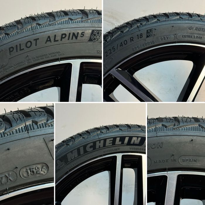 Диски Audi R18 5/112 A3/А4/S3/Q3 VW Golf Jetta шини Michelin 225/40/18