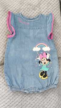 Rampers jeansowy Minnie Mouse - 74