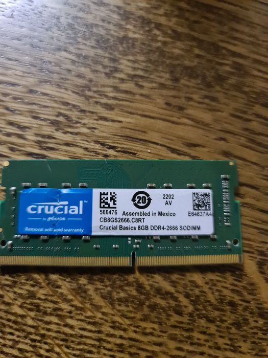 Пам'ять для ноутбука Crucial DDR4 2666 МГц SO DIMM