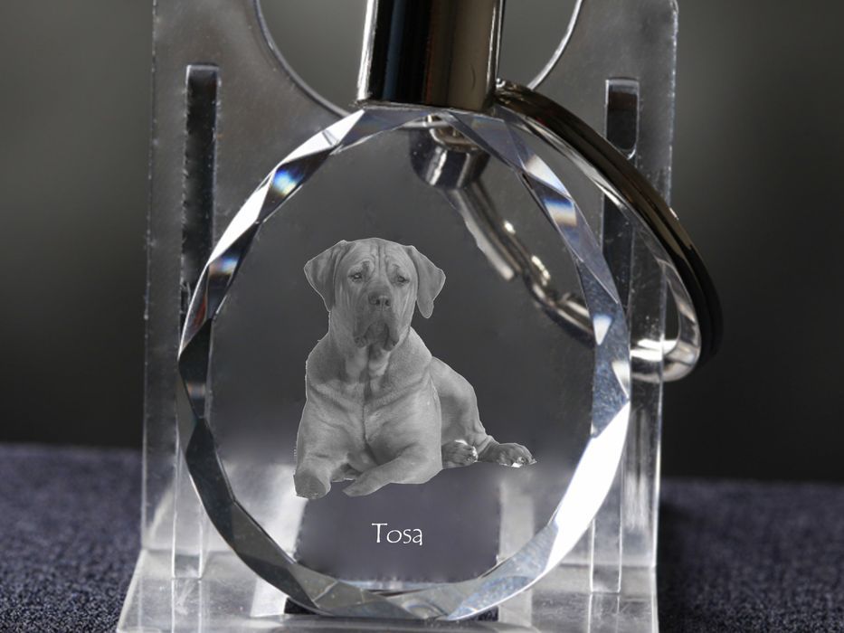 Tosa Inu brelok do kluczy owalny z koniem Art-Dog