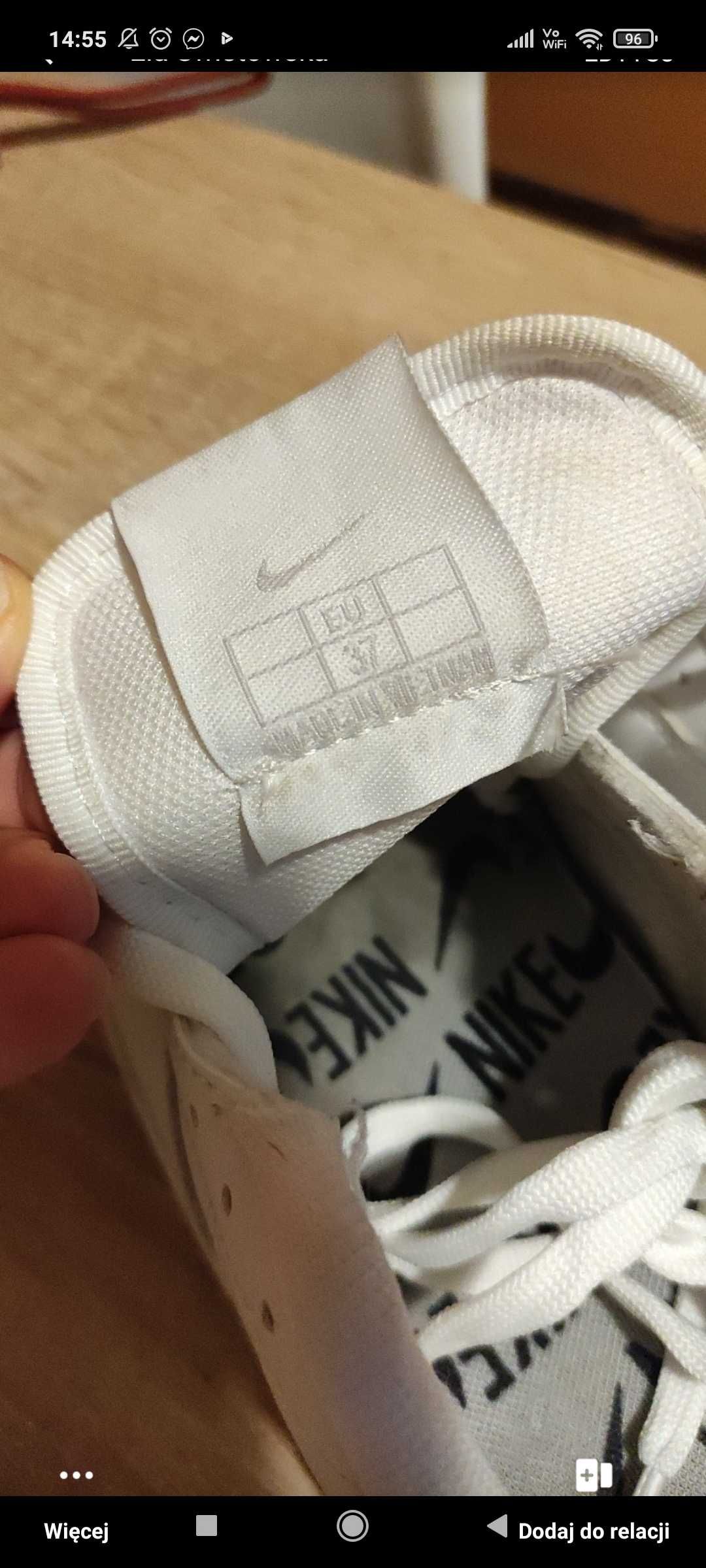 Buty Nike białe stan bardzo dobry