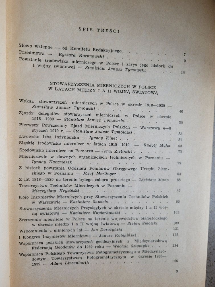 Zarys historii organizacji społecznych geodetów polskich 1970 SGP