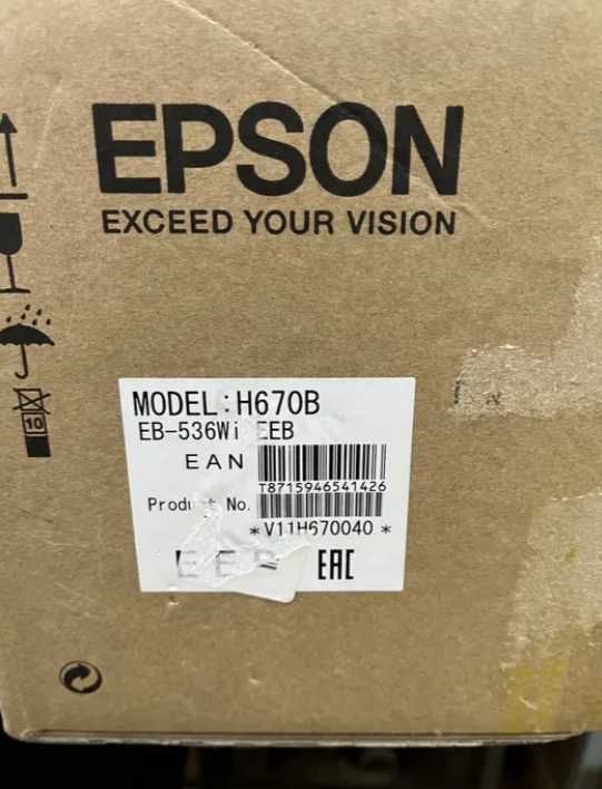 Новий проектор epson eb 536 wi v11h670040