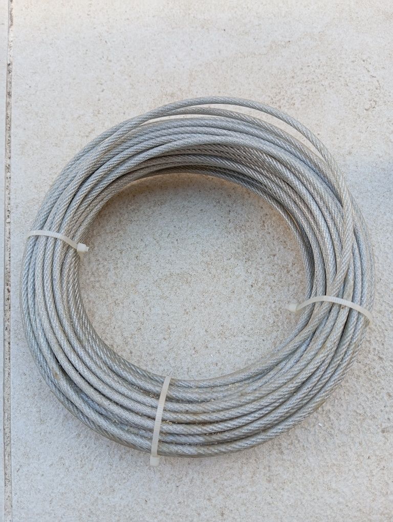 Cabo de aço 4 mm revestido