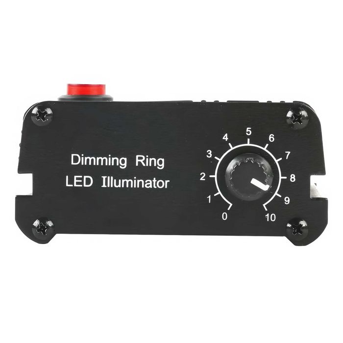 Светодиодный кольцевой светильник с поляризатором для микроскопа