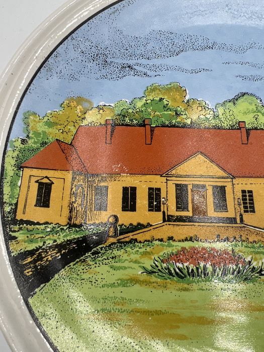 Porcelit Pruszków talerz okolicznościowy pałac Waplewo B90