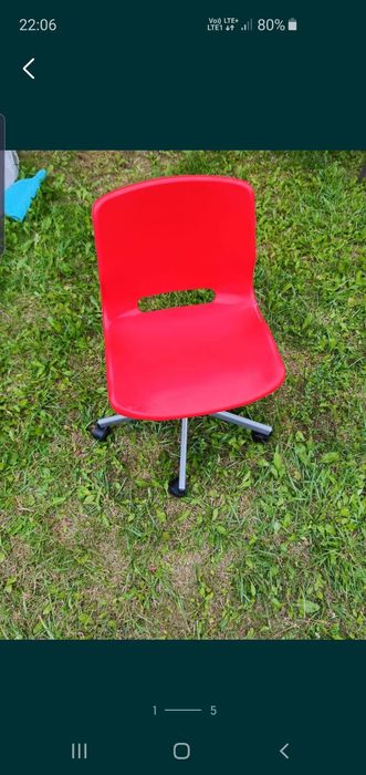 Krzesło obrotowe dla dzieci