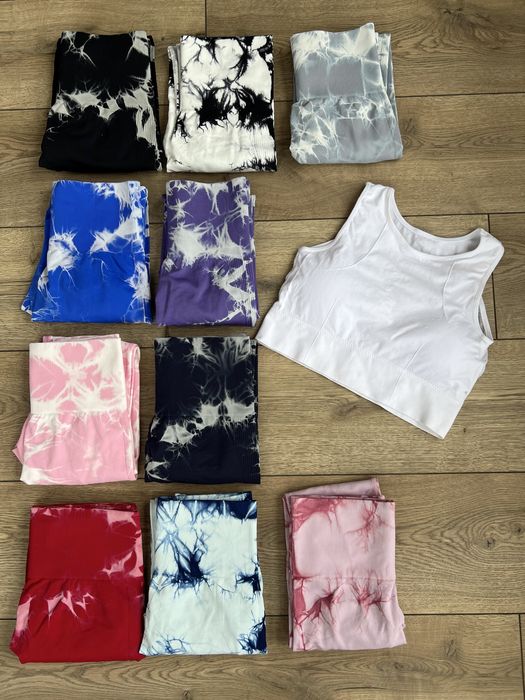 Лосини пуш ап, рашгард спортивний, фітнес костюм