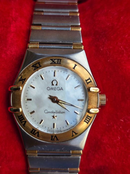 Omega Constellation 1362.70 Bicolor 18k z tarczą perłową Full Set