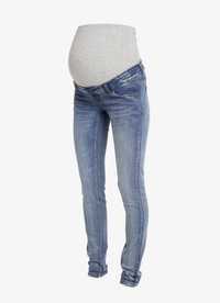 Jeansy  ciazowe MAMALICIOUS light blue denim