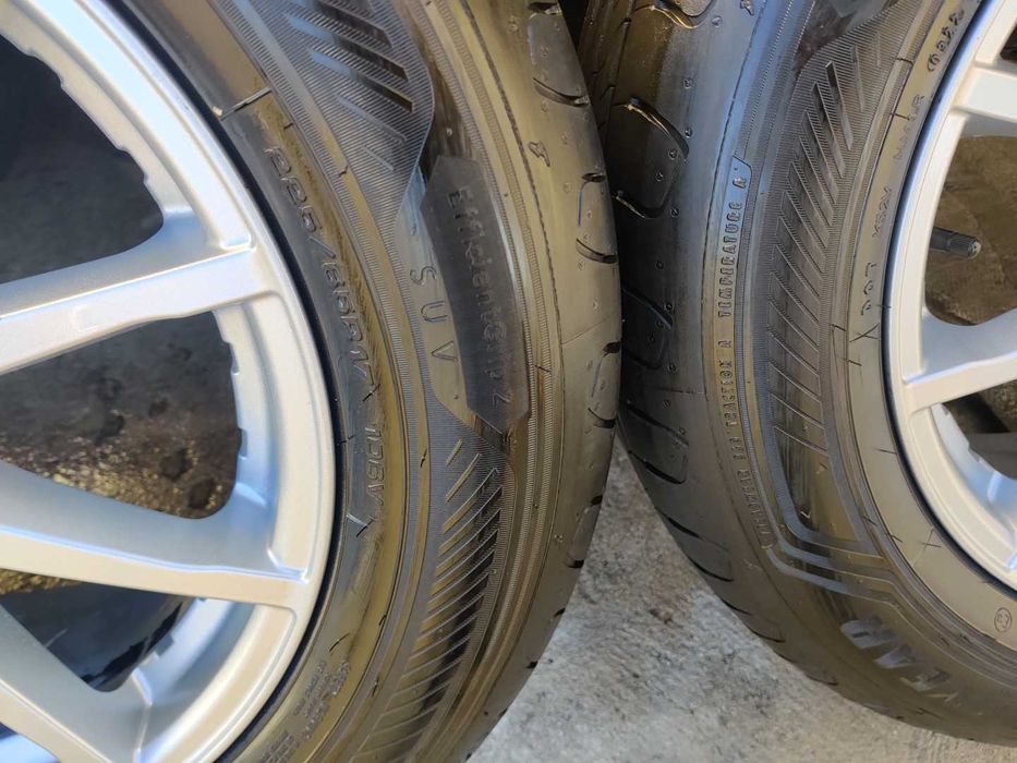 4 Jantes 17" furação (5x108) c/Pneus 225/65R17