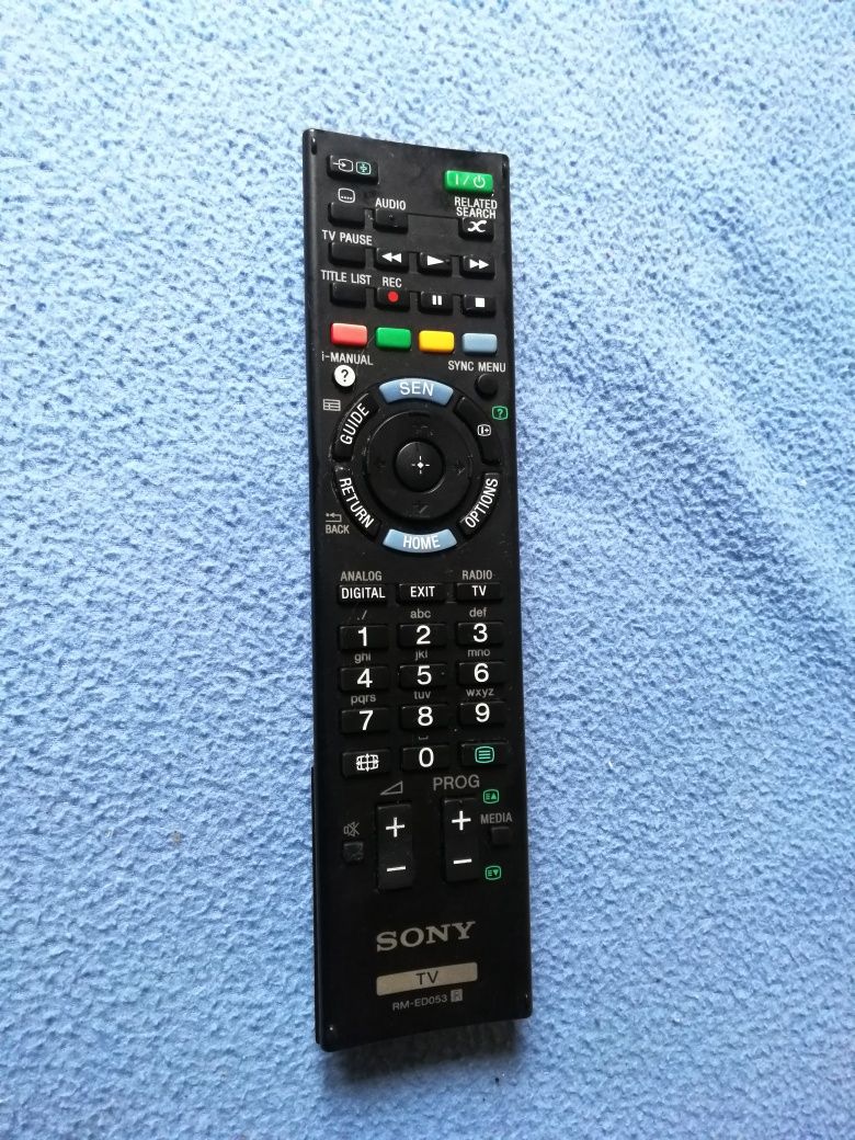 pilot SONY telewizor oryginalny RM-ED 053 telegazeta vintage PRL digit