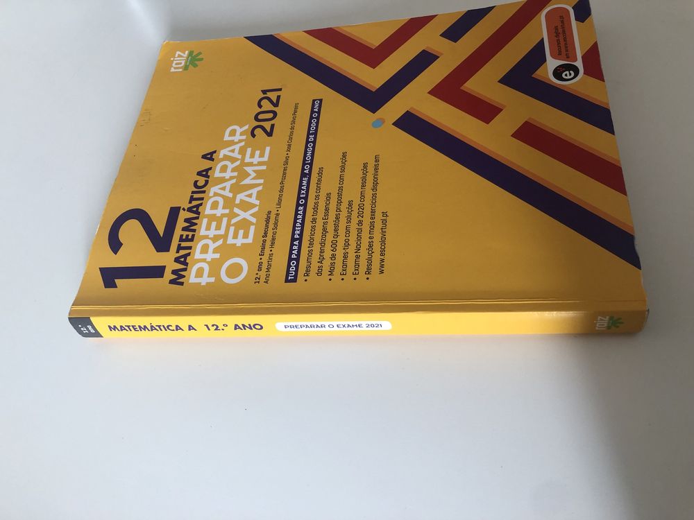 livro preparar o exame 2021 Matematica A 12° ano