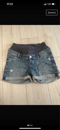 Krotkie spodenki ciazowe h&m jeansy