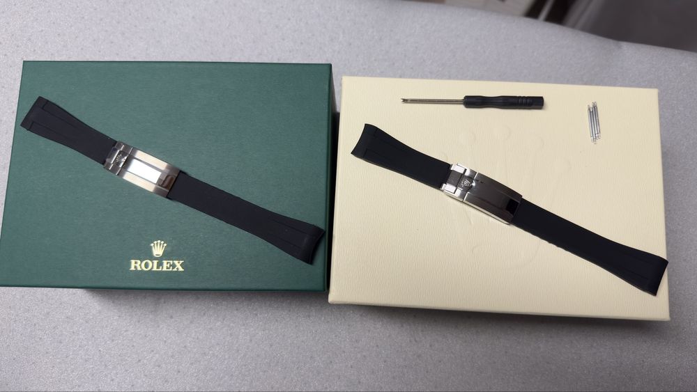 Paski gumowe RubberB do Rolex Submariner, GMT, Datejust,