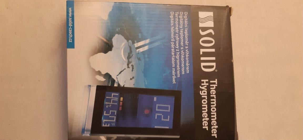 Stacja pogody-Termometr, higrometr,budzik. 8 funkcji