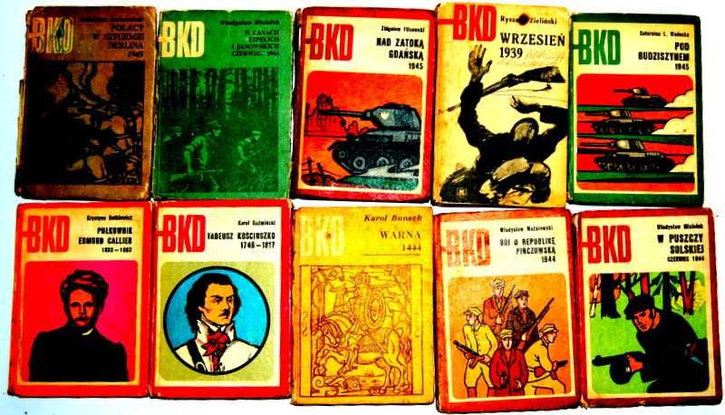 estaw książek BKD - II wojna światowa 10 szt