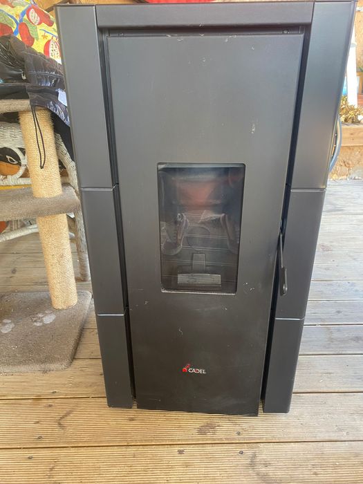 Pellet stove ventilated Cadel mod. Cristal 7