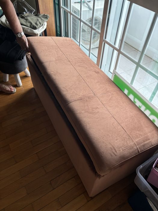 Báu de tecido comprido