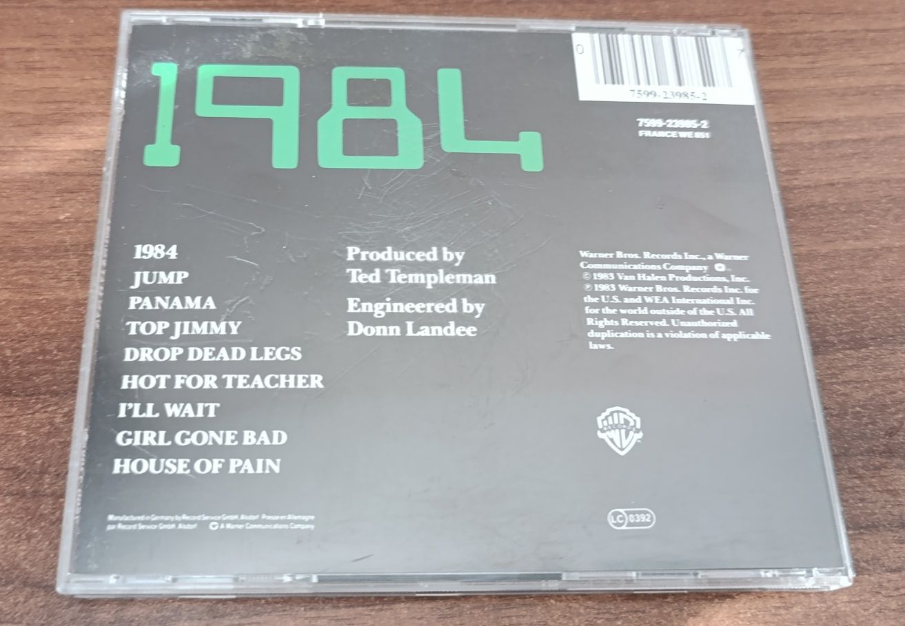 VAN HALEN - 1984 - kvltowe cd