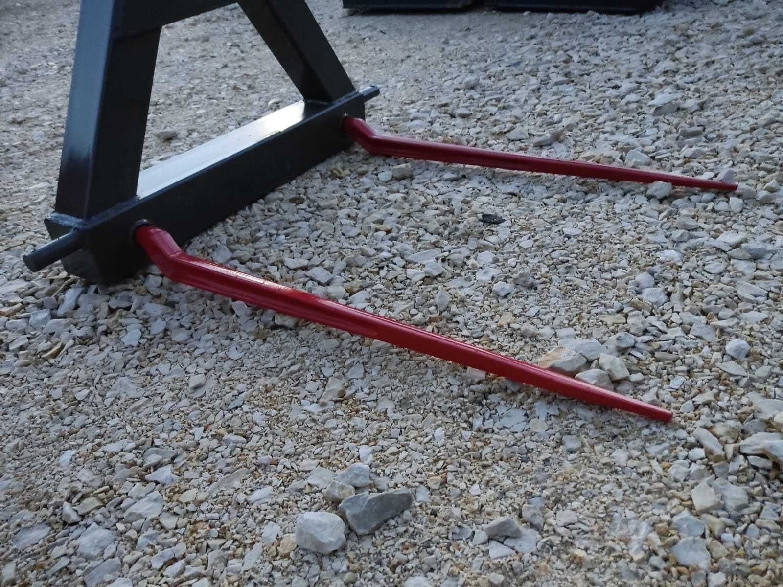Widły Do Bel Słomy Na Tył Ciągnika Nowe Solidne Transport