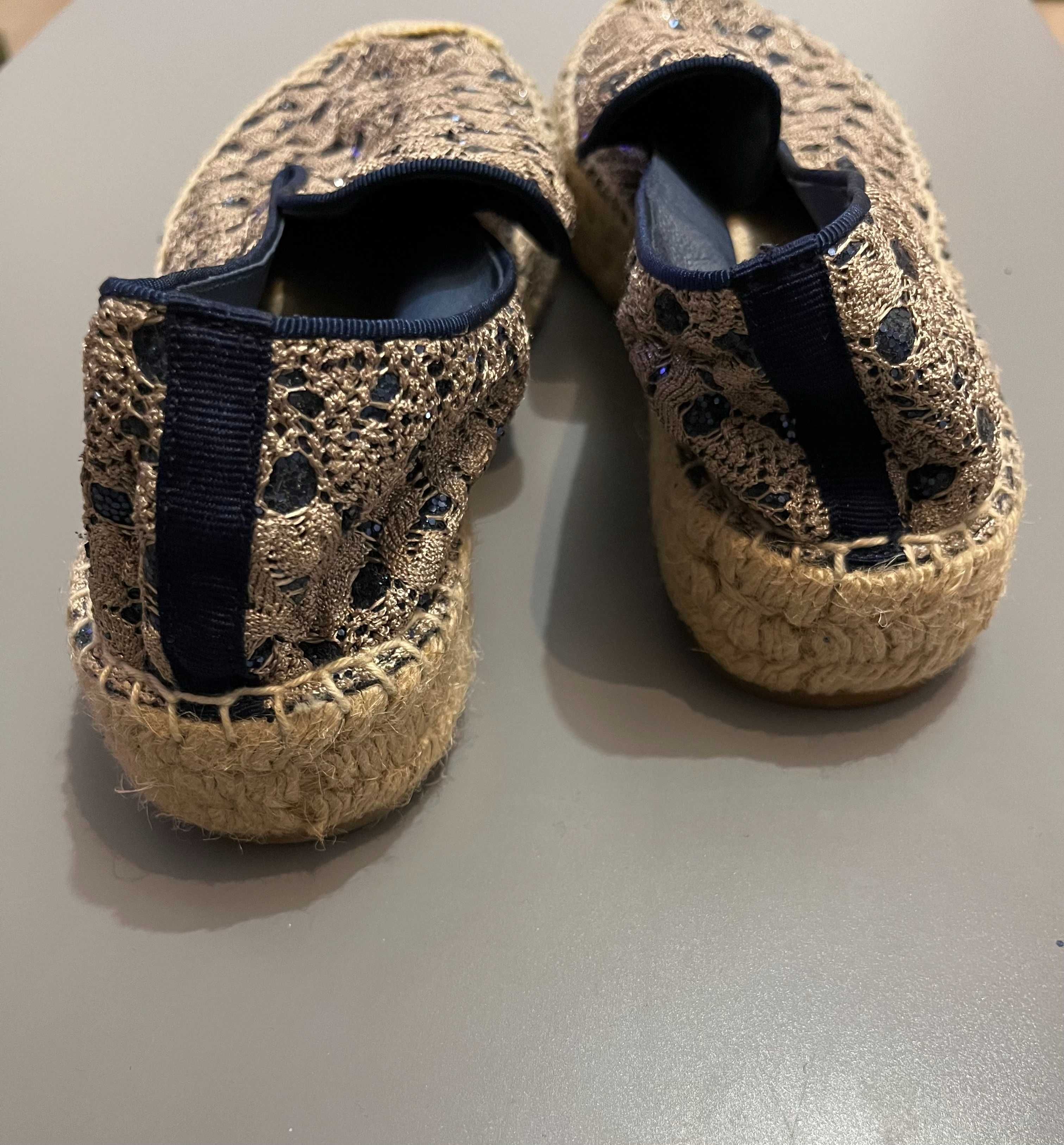 ASH nowe damskie espadryle, haftowane, roz. 38 negocjuj