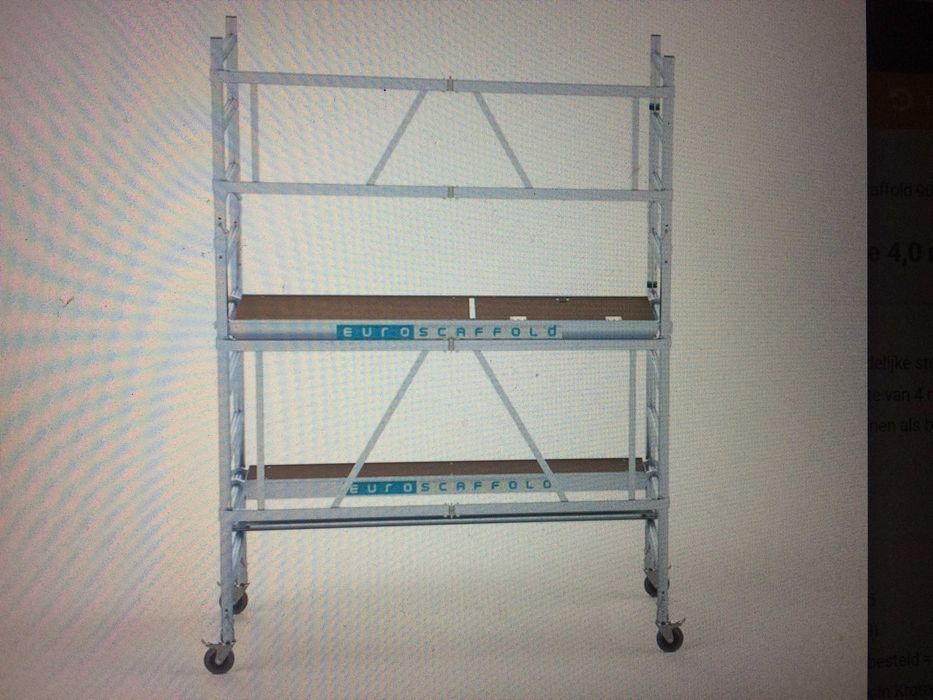 Rusztowanie Aluminiowe EUROSCAFFOLD 0,90x190cm ,wysokość robocza 4m