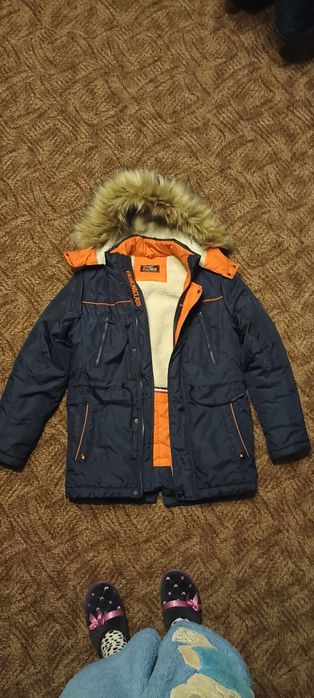 Зимова тепла куртка парка на підлітка