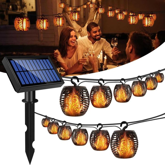 Nowe lampki solarne / LED / lampion / solar / latarenka / 10szt !1354!