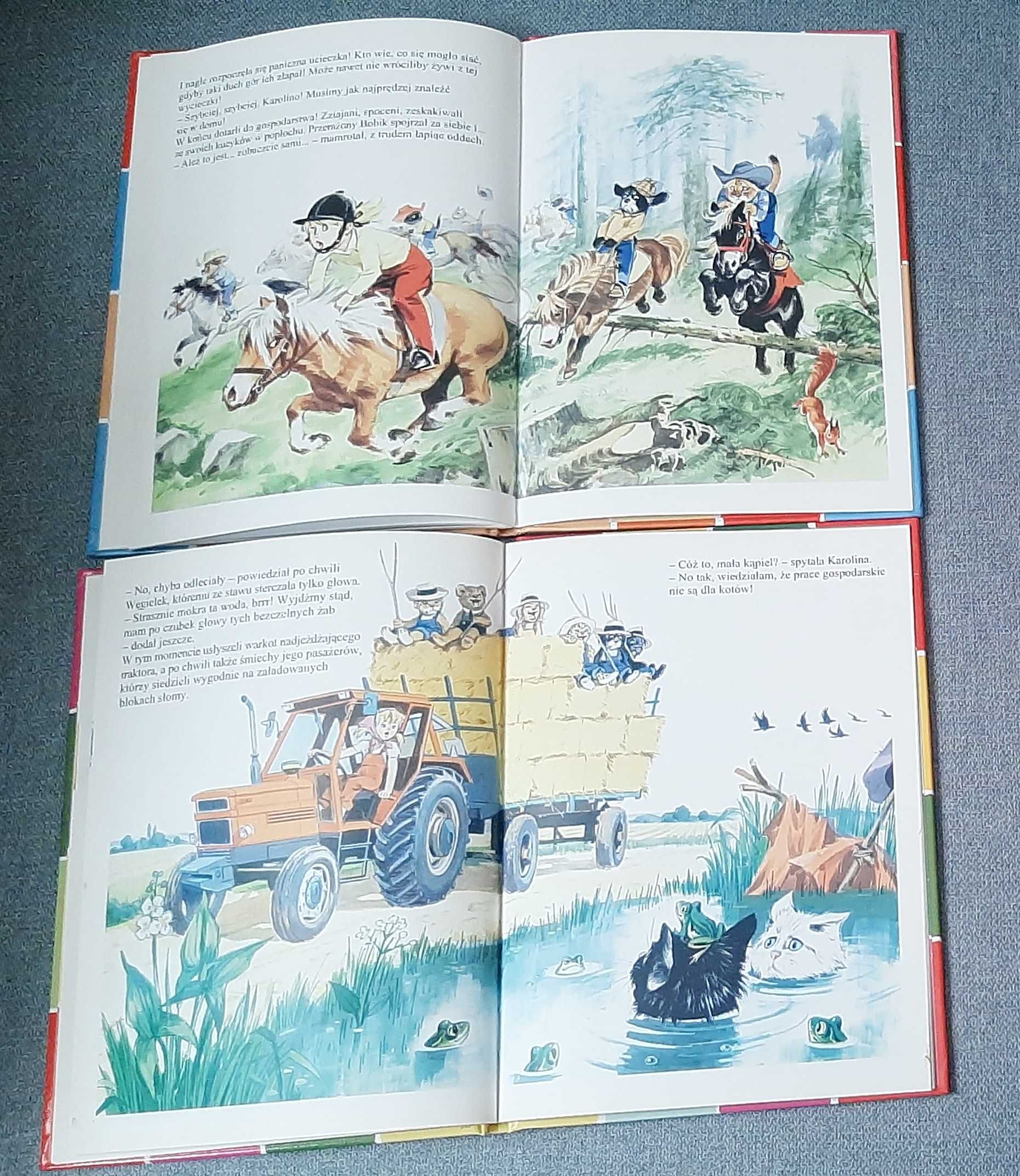 3x Karolina na wsi wśród kucyków na wakacjach il. Pierre Probst