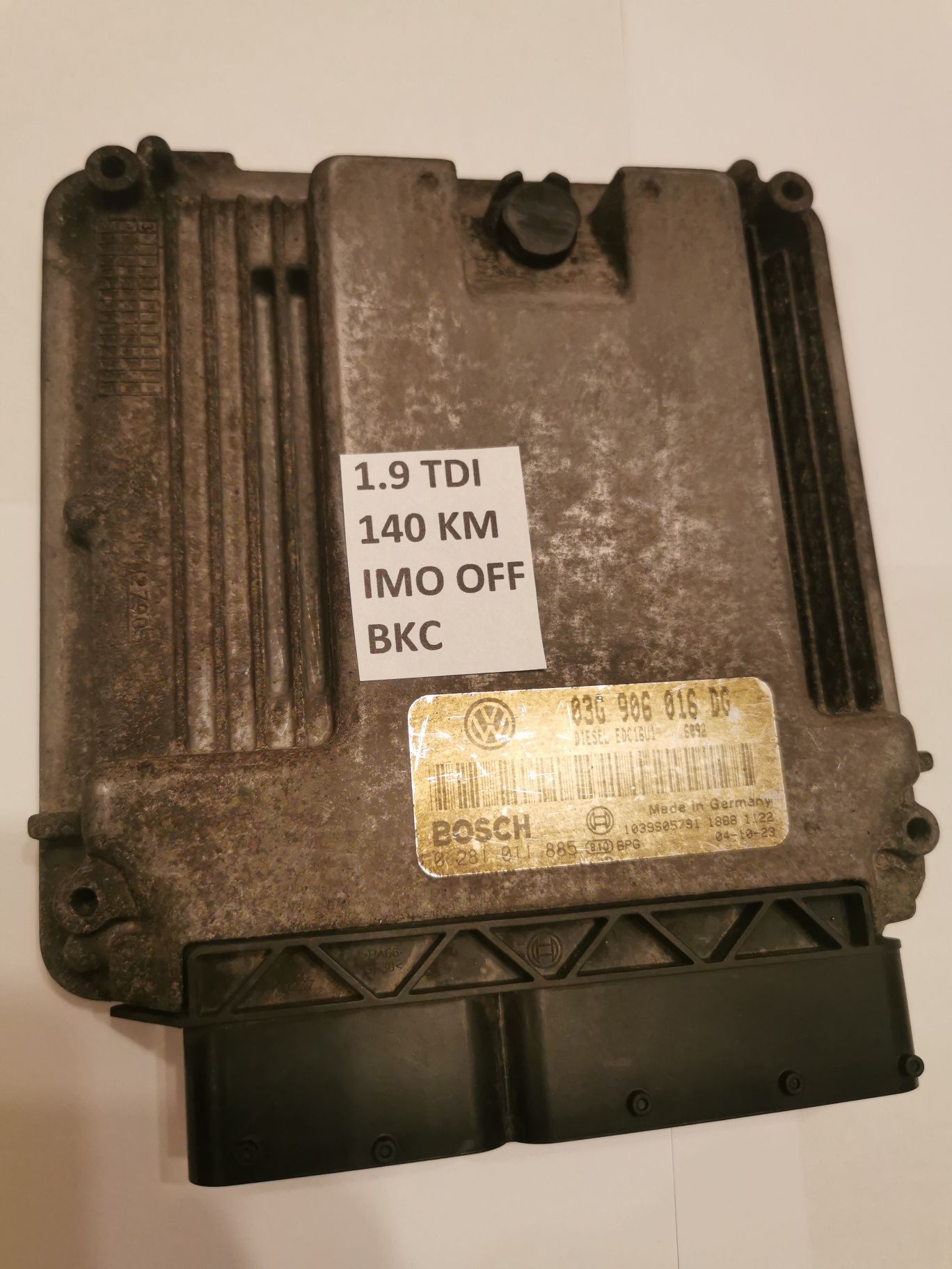 Komputer sterownik 1.9 TDI Altea  BKC seat audi chip tuning