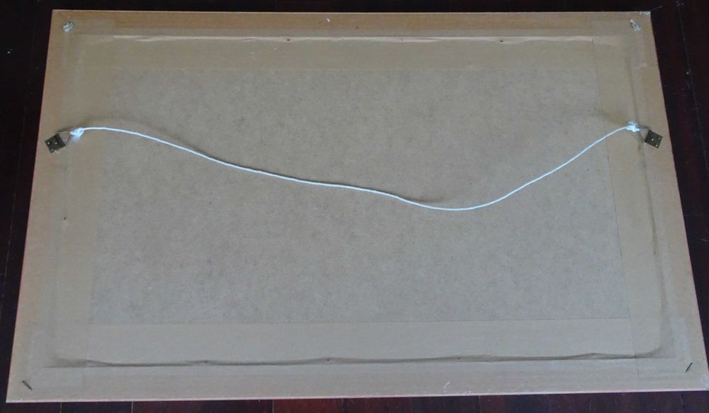 Quadro Ponto de Cruz nome ANA - (Bordado à Mão Medidas: 0,70 x 0,43 m)