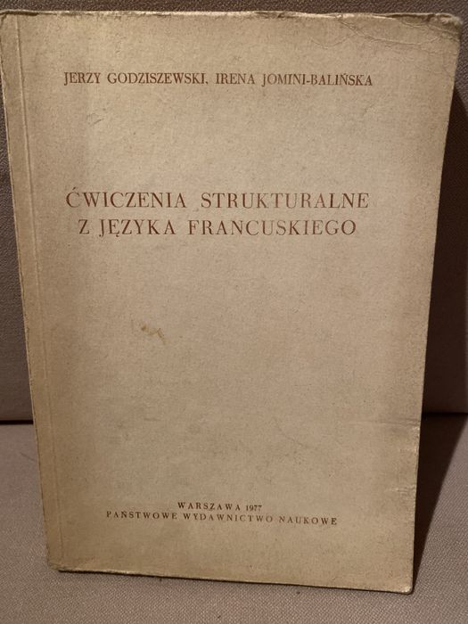 Ćwiczenia strukturalne z języka francuskiego