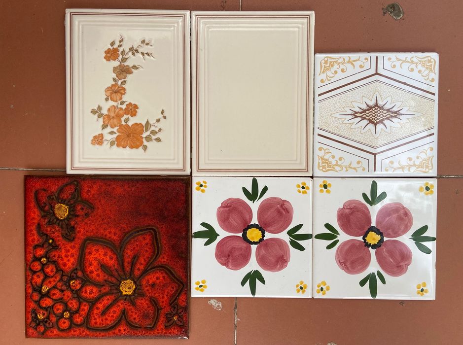 Azulejos vintage flores