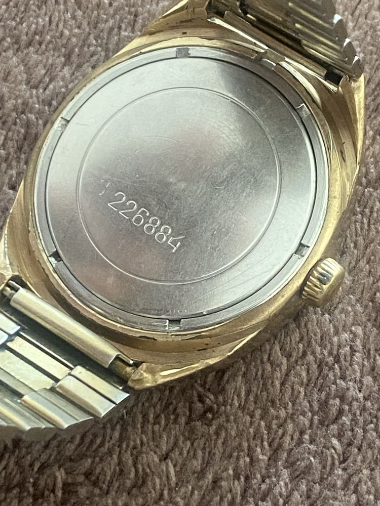 Slava złocona 21 jewels 36mm oryginalna bransoleta