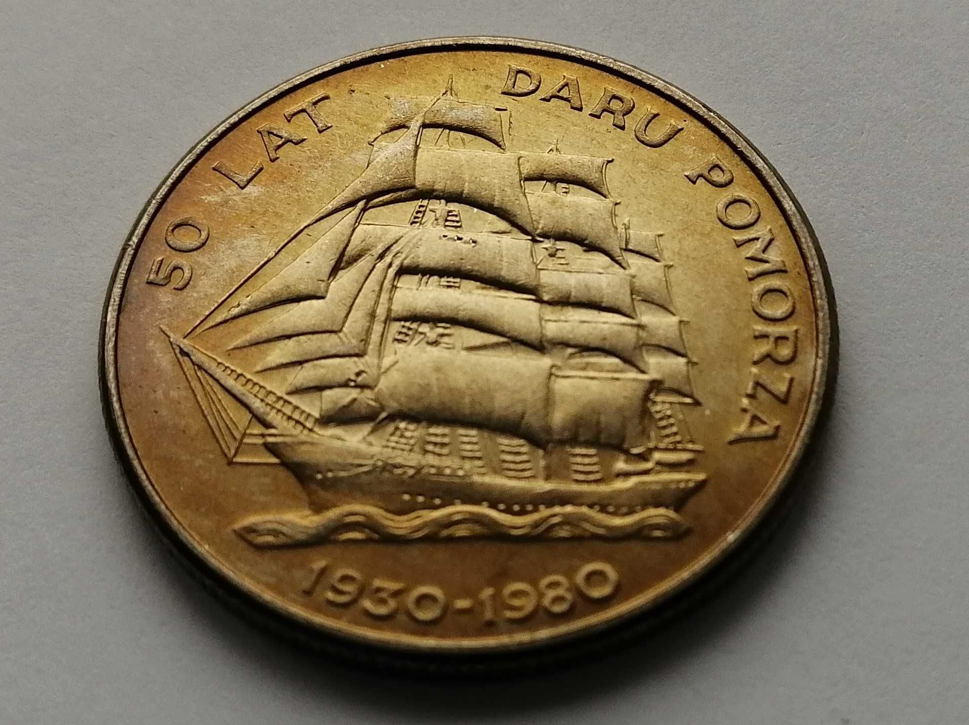 Moneta - 20 złotych 1980 rok. Dar Pomorza