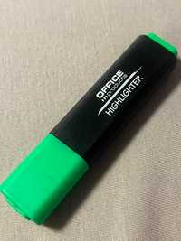 Zielony zakreślacz marker green szkoła