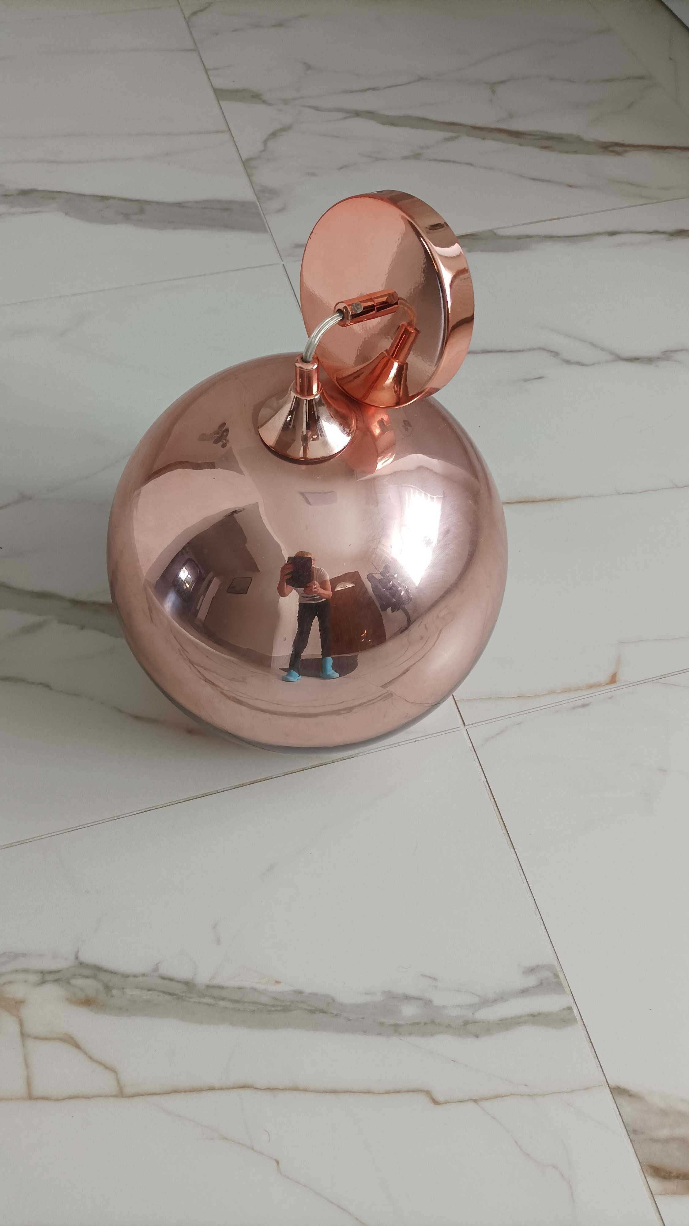 Lampa Duża Szklana Kula