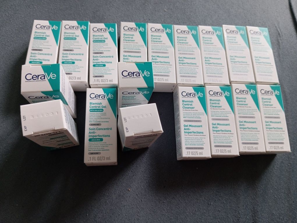 Zestaw CeraVe, CeraVe blemish control, CeraVe żel do mycia, trądzik
