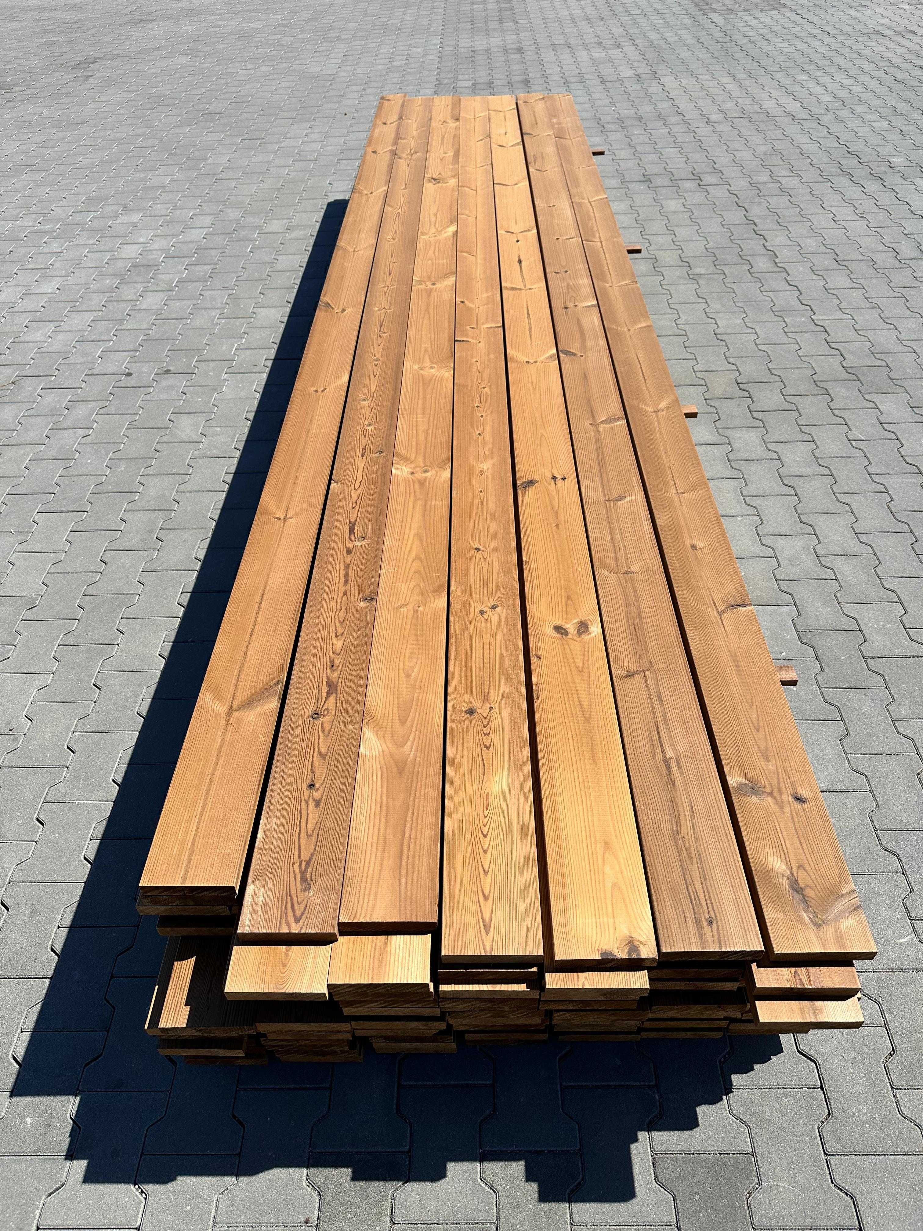 Deska tarasowa thermo termo sosna gładka 26x138mm