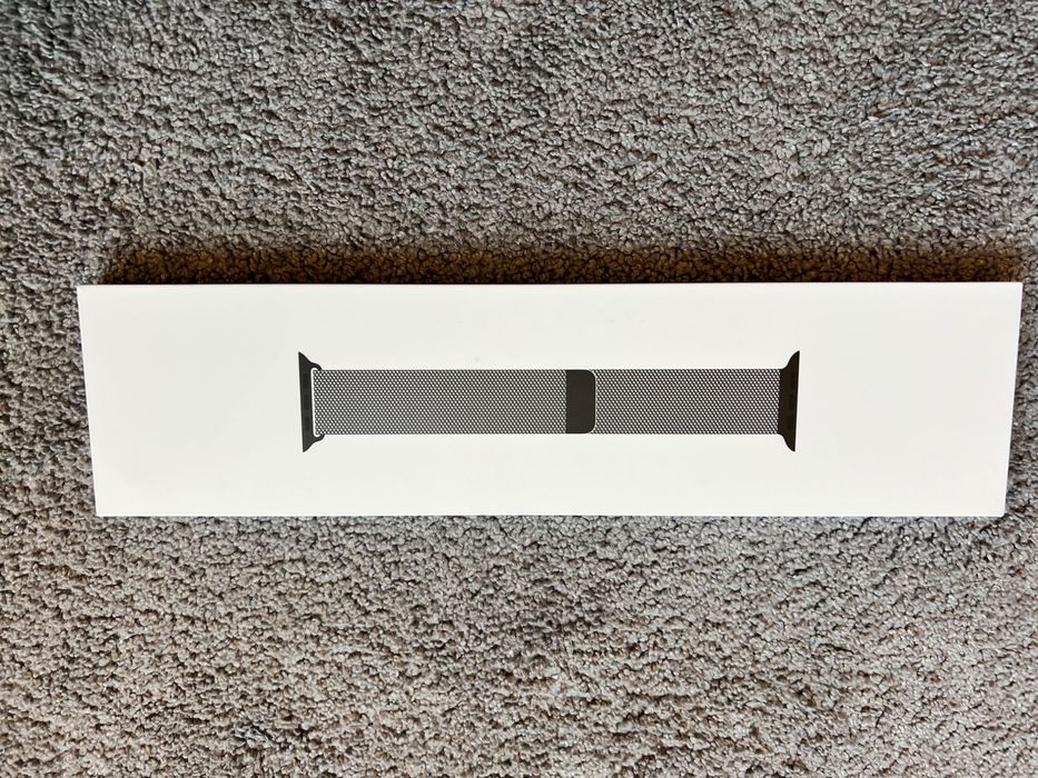 Stalowy pasek Apple Watch Graphite Stainless Steel Milanese Loop