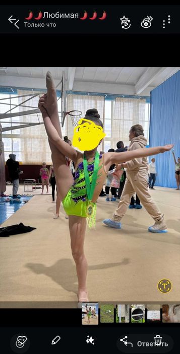 Продам детский купальник для гимнастики