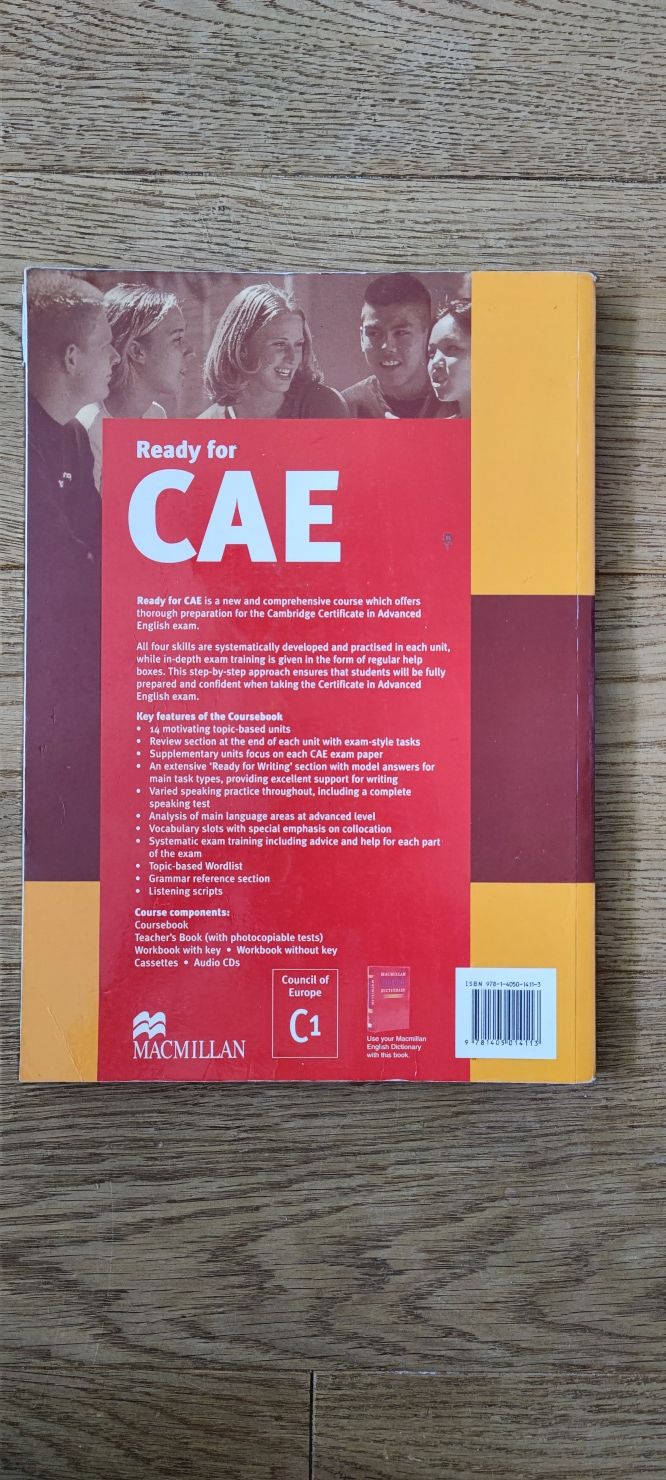 Ready for CAE coursebook, Roy Norris